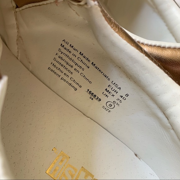 BRASH | Gold metallic slip on sneakers - Picture 11 of 13